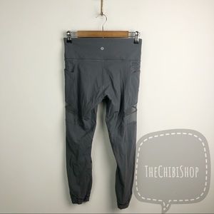 Lululemon Mesh In Motion Crop workout pants sz 8